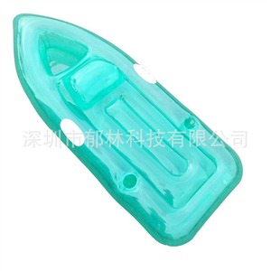 Tabla de paddle inflable transparente para niños, flotador de PVC para piscina, juguete acuático con portavasos - Product Image 5