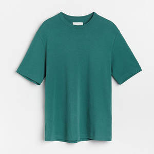 Camisetas personalizadas de manga corta 100% algodón de alta calidad, cuello redondo, diseño de diseñador, camiseta básica holgada y extragrande para hombre - Product Image 5