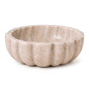 Bol en marbre moderne pour comptoir de cuisine, décoration de salle à manger, rangement de fruits et centre de table décoratif - Product Image 1