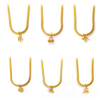 Collier ras du cou vintage français en acier inoxydable avec chaîne serpent et strass signe du zodiaque empilable