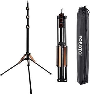 Fosoto Nhiếp Ảnh 75 "Ánh Sáng Đứng Siêu Trọng Lượng Nhẹ Hợp Kim Nhôm <span class=keywords><strong>Tripod</strong></span> Ánh Sáng Đứng Xếp Chân Cho Đèn Vòng - Product Image 2
