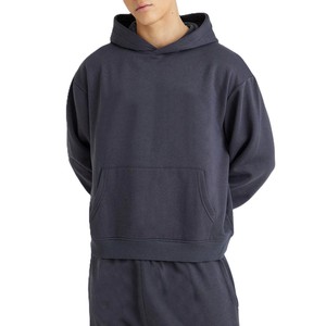 Regular Fit Men <b>Long</b> <b>Sleeve</b> Hoodie Jogger Set Lightweight Casual Outfit with Matching <b>Top</b> Comfortable Design Tracksuit Set - Product Image 5