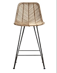 Bar Furniture Real Wicker <b>Rattan</b> Natural Disassembled Cane Counter <b>Stool</b> - Product Image 4