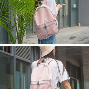 Sac à dos pliable multifonctionnel très vendu, logo personnalisé, imperméable et doublure en polyester pour les étudiants, utilisation scolaire - Product Image 3