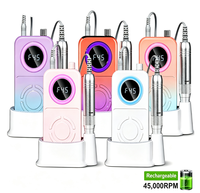 Nouvelle perceuse à ongles portable rechargeable SG722, colorée, 45000 tr/min, haute vitesse, 36W, perceuse à ongles USB, lime électrique pour manucure et pédicure
