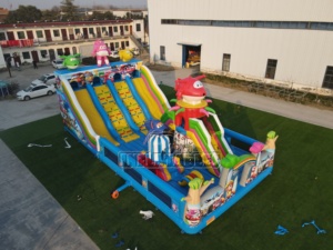 Grand château gonflable commercial CE anti-déchirure et résistant à l'usure <span class=keywords><strong>pour</strong></span> aire de jeux extérieure <span class=keywords><strong>pour</strong></span> enfants, idéal <span class=keywords><strong>pour</strong></span> la <span class=keywords><strong>location</strong></span> lors d'événements scolaires et d'anniversaires - Product Image 3