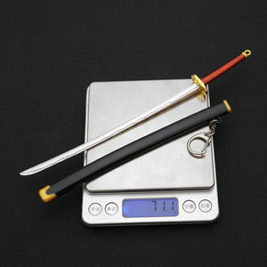 Offre Spéciale – Porte-clés Épée Katana Okkotsu Yuta Jujutsu Kaisen en Métal de 22 cm pour Hommes – Idéal Cosplay, Jouet, Bijou, Cadeau - Product Image 4