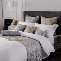 Ensemble de literie de luxe pour hôtel, couvre-lit décoratif moderne, ensemble de coussins assortis, oreillers de haute qualité, taille King