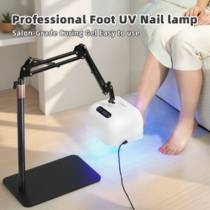 Lampe à ongles professionnelle SNRQI pour pédicure, 33 perles, lumière UV, sécheuse à ongles, séchage rapide, durcissement du gel UV, lampe UV pour les <span class=keywords><strong>pieds</strong></span>, <span class=keywords><strong>4</strong></span> minuteries avec support - Product Image 1