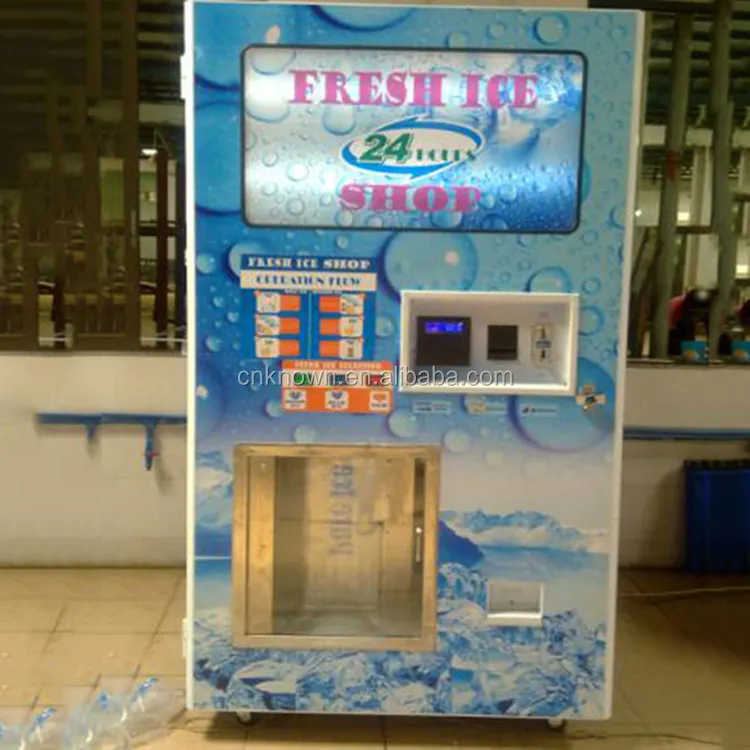 Distributore automatico di ghiaccio per la produzione di ghiaccio con acqua dolce Self-service OEM con insaccamento automatico