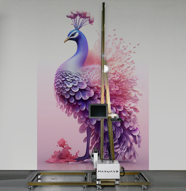 MAXWAVE Automatic Wall and Floor 3D Printer Robot Wall Printer Painting Machine for 3d Print Wall Machine Inkjet Printer