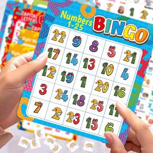 Jeu de <span class=keywords><strong>Bingo</strong></span> Alphabet Enfants Jeu de <span class=keywords><strong>Bingo</strong></span> à Mot de Vue Numéro <span class=keywords><strong>Lettre</strong></span> Animal Jeu de Société pour la Maternelle Comptage Préscolaire - Product Image 1