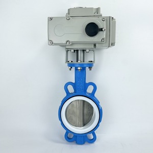 Válvula de mariposa eléctrica tipo wafer DN150 con control de encendido/apagado para suministro de agua - Product Image 2
