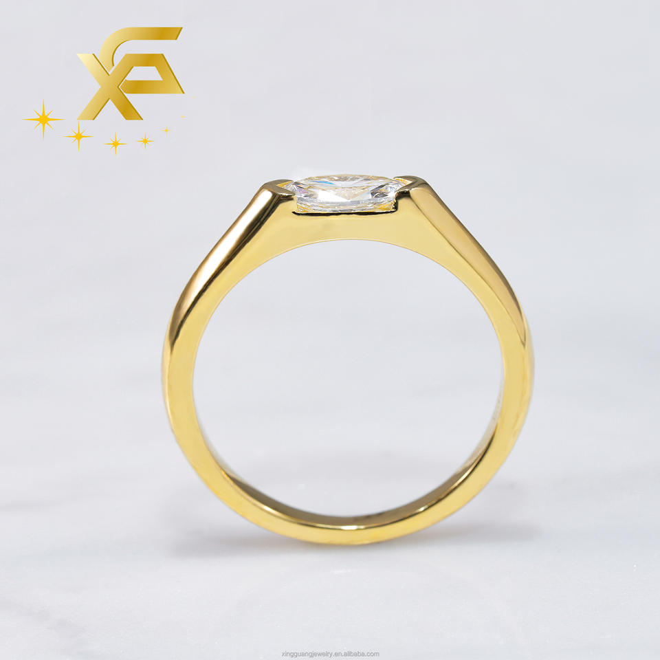 Real Silver Color Real diamond Elegant Design S925 Silver with Marquise Shape Fancy Cut ...