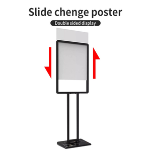 <span class=keywords><strong>Panneau</strong></span> debout en acier bon marché de présentoir <span class=keywords><strong>extérieur</strong></span> populaire d'affiche pour la publicité - Product Image 2