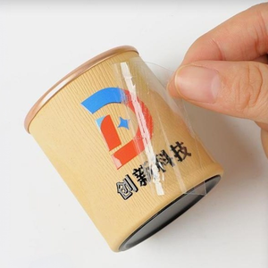 Custom Printed 3D Cosmetic Perfume Bottle Glass Transparent Gold Packaging Transfer Sticker - Product Image 3