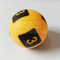 Balles de ping-pong pour jeux de loterie et balles de loto