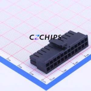 HX30002-24P Housing (Wire-to-Board / Wire-to-Wire) P=3mm Connector ( Jack Structure: 2x12P )( Pitch: 3mm )( Row Spacing: 3mm ) - Product Image 1