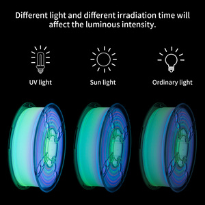 เส้นพลาสติก PLA Silk คุณภาพสูง เรืองแสงในที่มืด ขนาด 1.75 มม. น้ำหนัก 1 กก. หลากสี รุ่น Rainbow White สำหรับเครื่องพิมพ์ 3 มิติ - Product Image 4