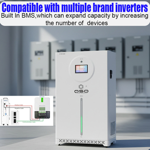 QSO Stacks All in One 16kwh DDP <span class=keywords><strong>Eu</strong></span> Stock Pl 4nrgy 锂电池 太阳能存储电池 Lifepo4 48V 锂离子电池组 - Product Image 5