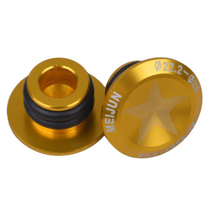 自行车自行车铝制车把把手手柄杆帽端塞 - Product Image 5