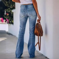 Vêtements de balles pour femmes stockés en vrac en vrac de vêtements de balles de jeans neufs