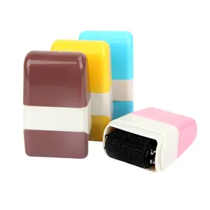 Manufacturer direct sale plastic identity theft protection privacy roller flash stamp for office