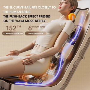 Massage Chair Dual <b>Track</b> SL Guide Rail 3D Robotic Arm Massage Full Body Home Use Electric Automatic Sofa - Product Image 1