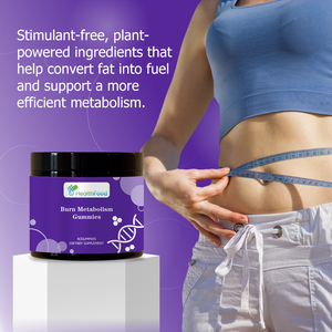 High Quality Herbal Slim Burn Metabolism Gummies Appetite Suppression Weight Loss Gummies Reduce Cravings Carb Absorption - Product Image 4