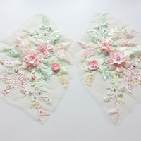 Nouvelle mode, patch brodé, patch à paillettes pour robe de mariée, applique brodée, tenue de soirée, patch en strass LSEP965