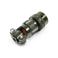 Connecteur circulaire d'aviation femelle à 6 broches KILOTEC MIL DTL 26482 Série MS3116F10-6S