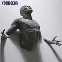 Won38 — sculpture moderne en bronze, figurine en métal 3d