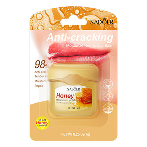 <span class=keywords><strong>Baume</strong></span> à lèvres hydratant SADOER au miel, pêche et avocat, masque nourrissant pour des lèvres roses et douces, avec des contenants uniques pour <span class=keywords><strong>baume</strong></span> à lèvres - Product Image 5