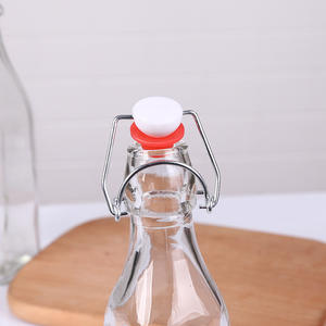 Jiuyi Venta <span class=keywords><strong>caliente</strong></span> botella <span class=keywords><strong>de</strong></span> vino <span class=keywords><strong>de</strong></span> vidrio transparente sellado <span class=keywords><strong>agua</strong></span> <span class=keywords><strong>casera</strong></span> vino jugo botella redonda cuadrada sellada botella <span class=keywords><strong>de</strong></span> vidrio vacía - Product Image 4