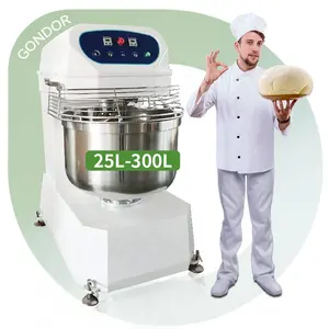 Stand 30l Vertical 5kg Stainless Steel Two Arm Cookie Cake 30 Litre Bread 50l Heated Dough Mixer Machine