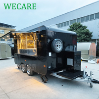 Camion de cuisine mobile WECARE, camion de restauration rapide, bar à café en plein air, barbecue, hot-dogs, tacos, burgers, remorque alimentaire avec équipement de cuisine complet