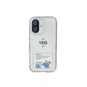 Funda Transparente para Teléfono 16G, Protectora para iPhone con Recorte para Cámara - Product Image 2