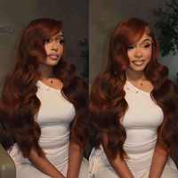 Perruque en cheveux humains bruts péruviens 12A, couleur 99j, ondulée, Lace Front 13X4, dentelle frontale HD transparente, nœuds simples, sans colle.