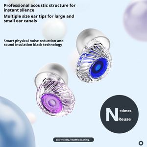 Tapones para los Oídos de Silicona Personalizados con Logotipo, Impermeables, Insonorizantes, Reductores de Ruido, para Dormir, Protección Auditiva - Product Image 3