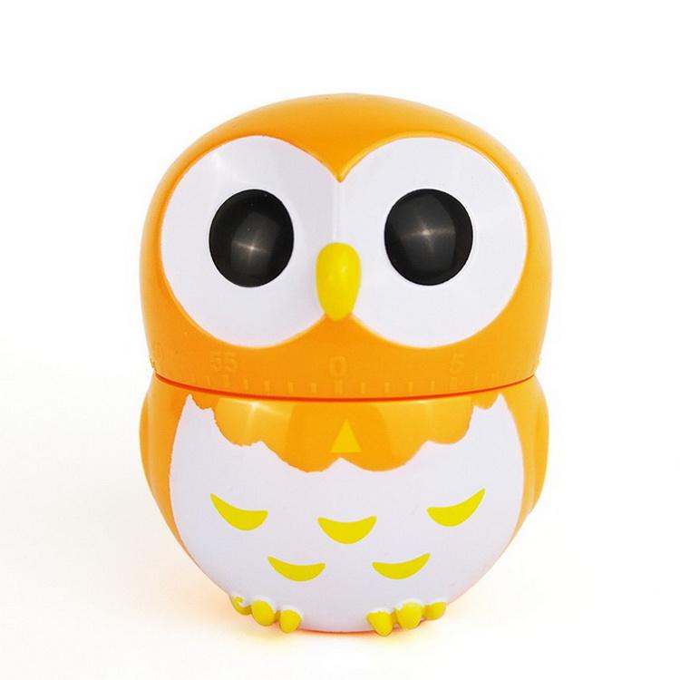 Cute Animal Digital Timer 60 Minute Mechanical Kitchen Timer Plastic Material