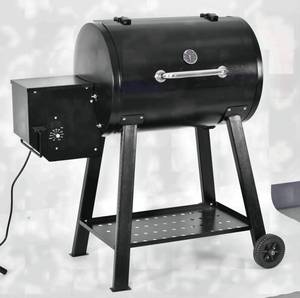 Backyard Deluxe barrel electric bbq grill Wood pellet smoker grill for outdoor