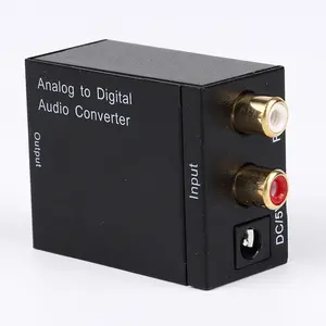 Coaxial ou Loslink Digital para Analógico Conversor de Áudio Divisor e Conversor de Áudio Produto