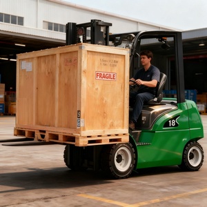 Mini Narrow Body 4-Wheel Electric Forklift 1.8 Ton, Lead-acid Battery Powered, with Small Turning Radius Design - Product Image 1