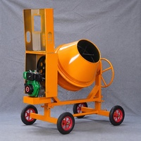 Mini Bétonnière Diesel Autochargeante à Haute Efficacité, Débit de 2m³/h pour le Malaxage du Ciment sur Chantier