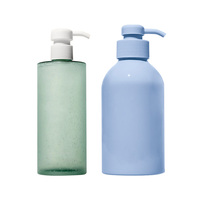 Bouteille de conditionneur PET de haute qualité de 400 ml avec pompe à lotion pour shampoing, gel douche, emballage pour soins personnels, fournisseur