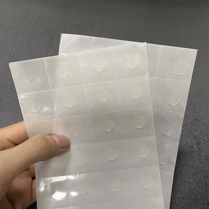 Pegamento redondo de 12 puntos de 0,4mm de espesor, círculos pegajosos fuertes, troquel <span class=keywords><strong>fijo</strong></span> sin rastro, transparente, corte de doble cara, puntos pegajosos - Product Image 5