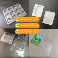 Baki Blister PET Transparan 10pcs Sisipan Kemasan CPU untuk Prosesor Meja LGA2011 Elektronik Konsumen