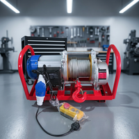 Palans électriques à câble de 500 kg de style italien, 220V/380V avec roues métalliques, télécommande sans fil en option