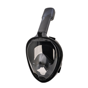 Máscara Facial Completa con Lente de Policarbonato de Una Ventana, Silicona Líquida, para Niños, Snorkel, Deportes Acuáticos, 6+, Universal, Totalmente Seca - Product Image 1