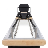 Machine d'entraînement Pilates pliable en alliage d'aluminium avec base stable, lit Reformer pour studio de Pilates, usage commercial, capacité 180 kg